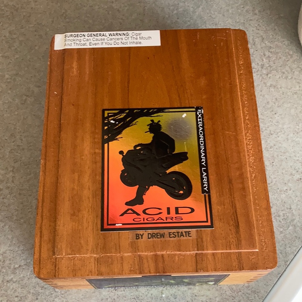 Empty cigar box